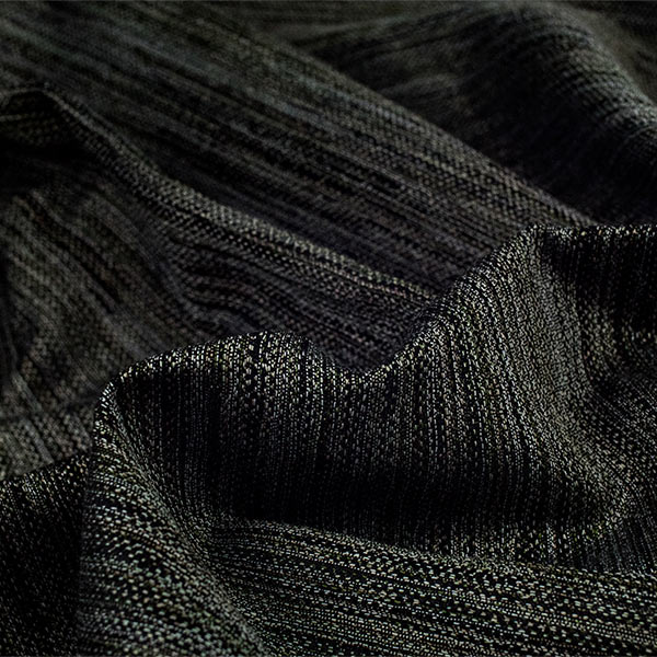 FR blackout fabric with flamed jacquard design width cm. 330.<br /> 100% Made in Italy fabric. Style modern and trendy with plain, jacquard structures, small drawings and stripes decorations.

 Treatments: soft hand. Type of workings: jacquard. 