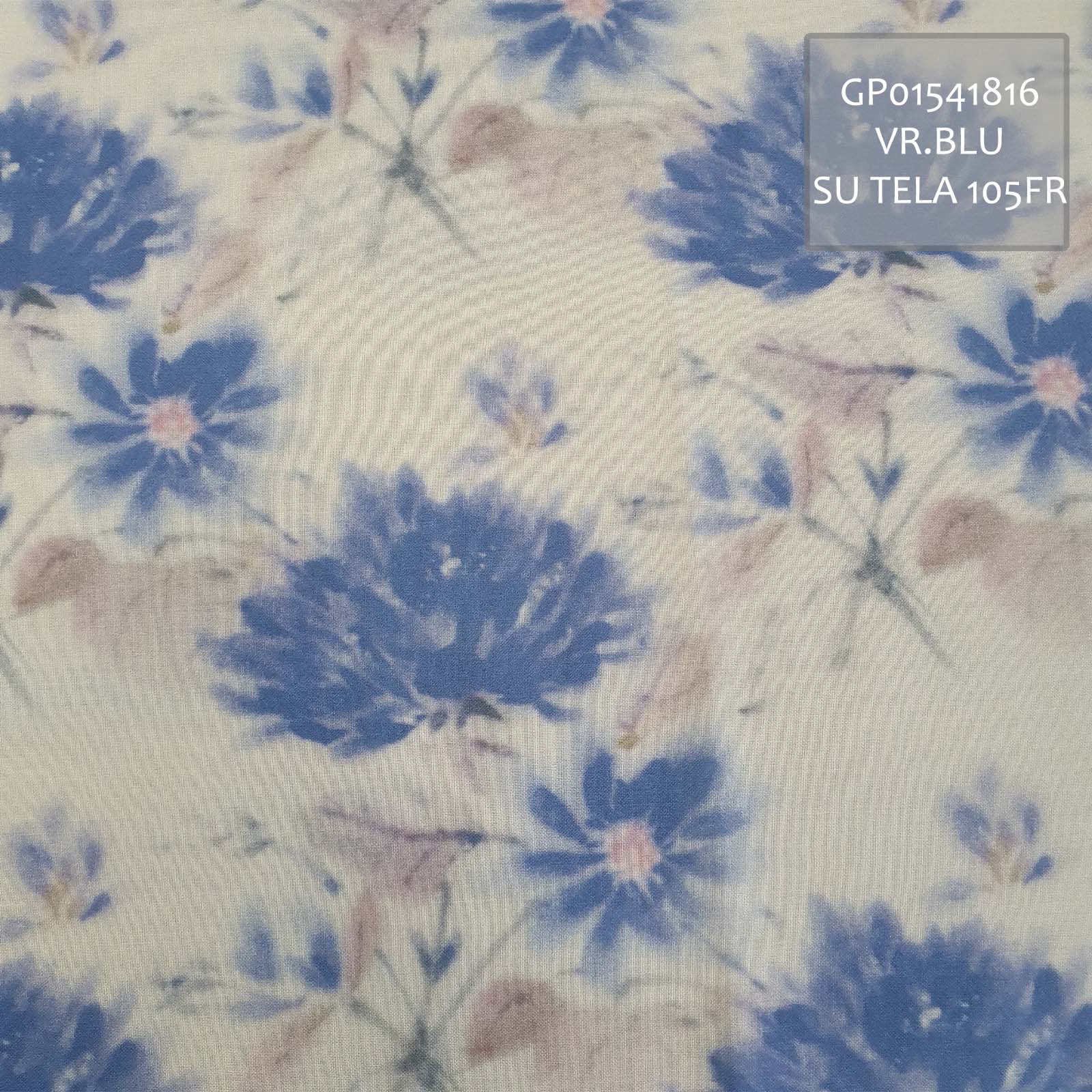 fabric print with digital pigment colourant, flowers style on canvas105 fr textile<br /> 100% Made in Italy fabric. Style classic with flowers decorations.

 Treatments: soft standard. Type of workings: digital print and pigment print. 